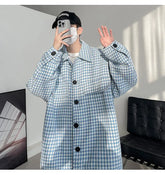 Threebooy Men's Clothing Men's Korean Style Clothes Outerwear Harajuku Loose Fitting Spring Jackets Popular Coats Models 2024 Original